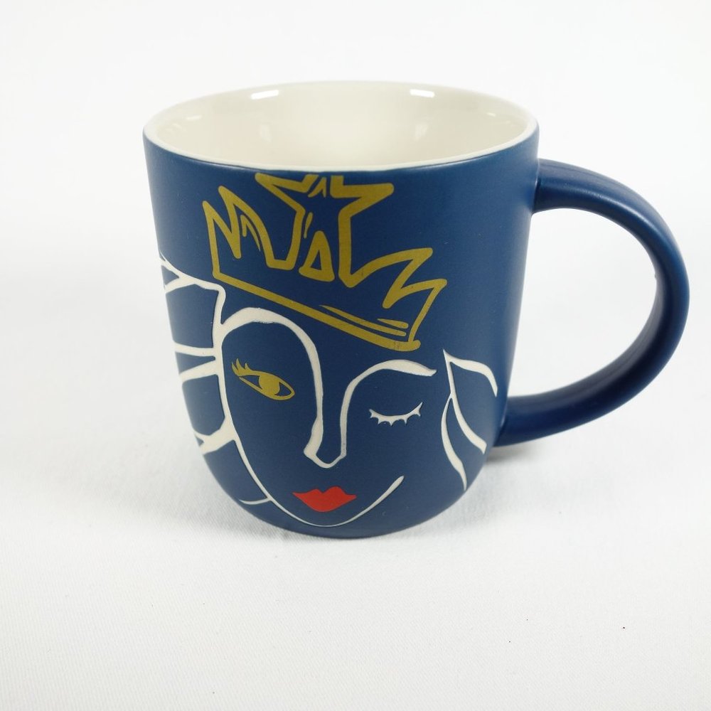 Starbucks 2016 Anniversary Coffee Cup Mug Etched Winking Mermaid‎ Siren